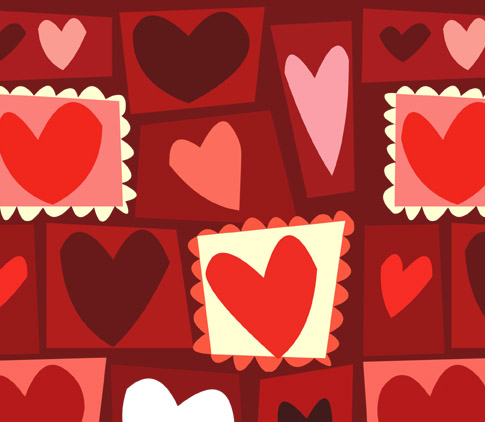 Hearts background